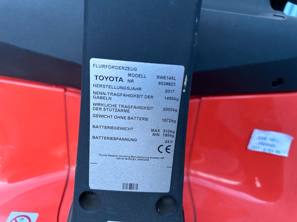 Toyota SWE140L Lithium Ion Batterie Initialhub 3300 Hub 9
