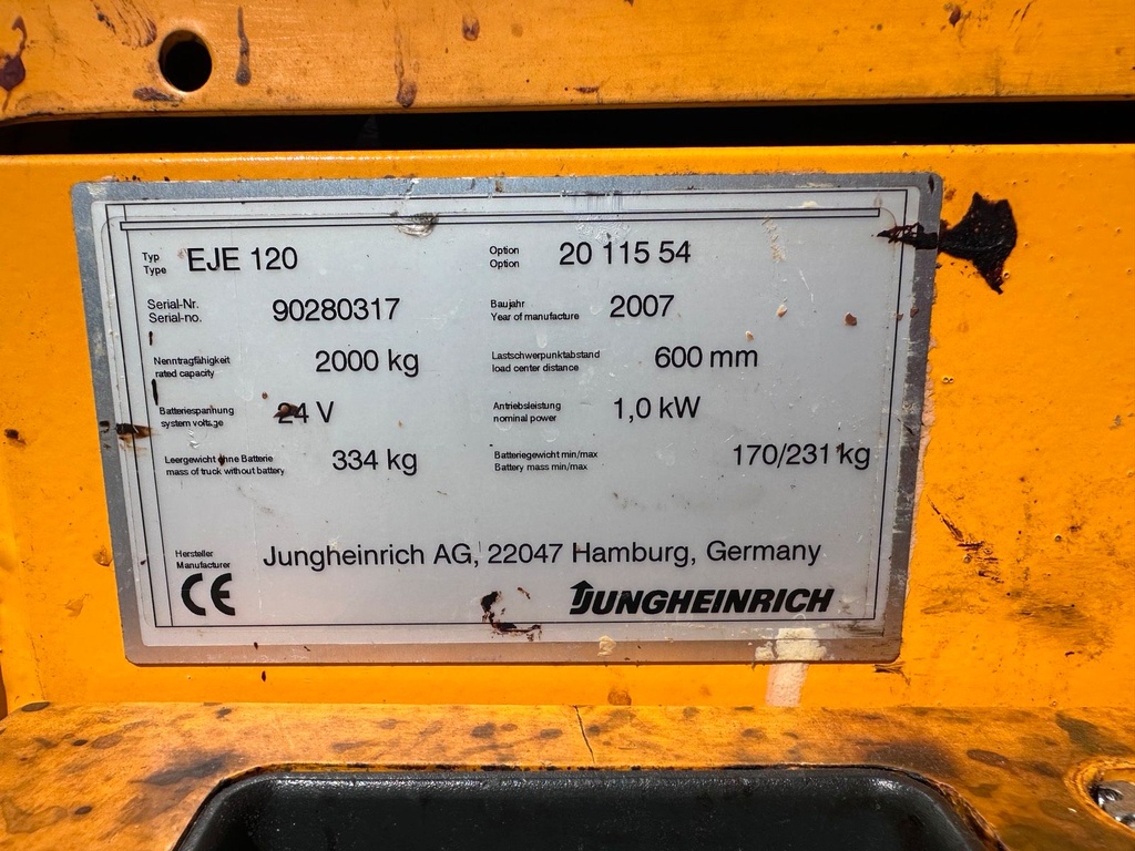 Jungheinrich EJE120 Wiege Ameise Ravas Waage Elektro Hubwagen 10