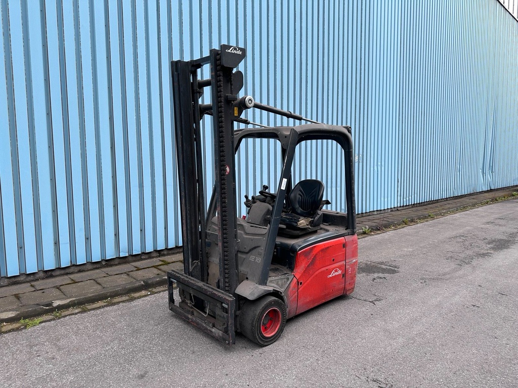 Linde E18 Standard 3850mm Seitenscheiber Batterie 20182