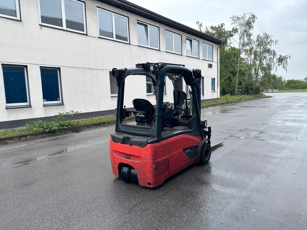 Linde E18L-02 Triplex 4100mm Elektro Gabelstapler 20185