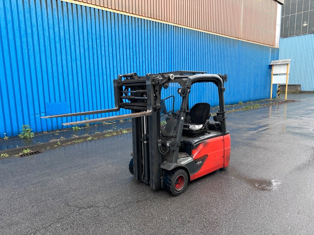 Linde E18L-02 Triplex 4100mm Elektro Gabelstapler 20188